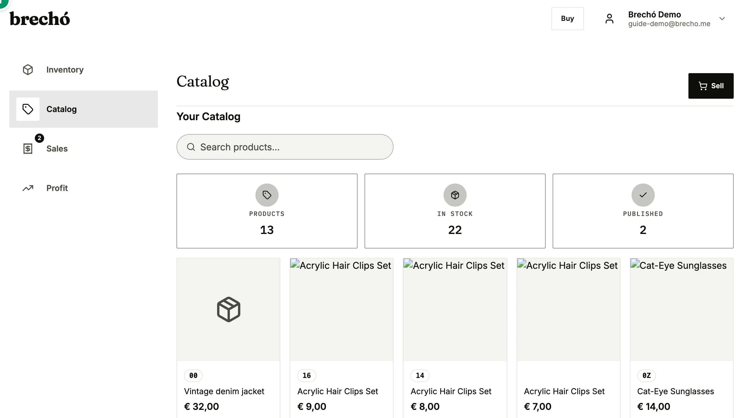 Product Catalog
