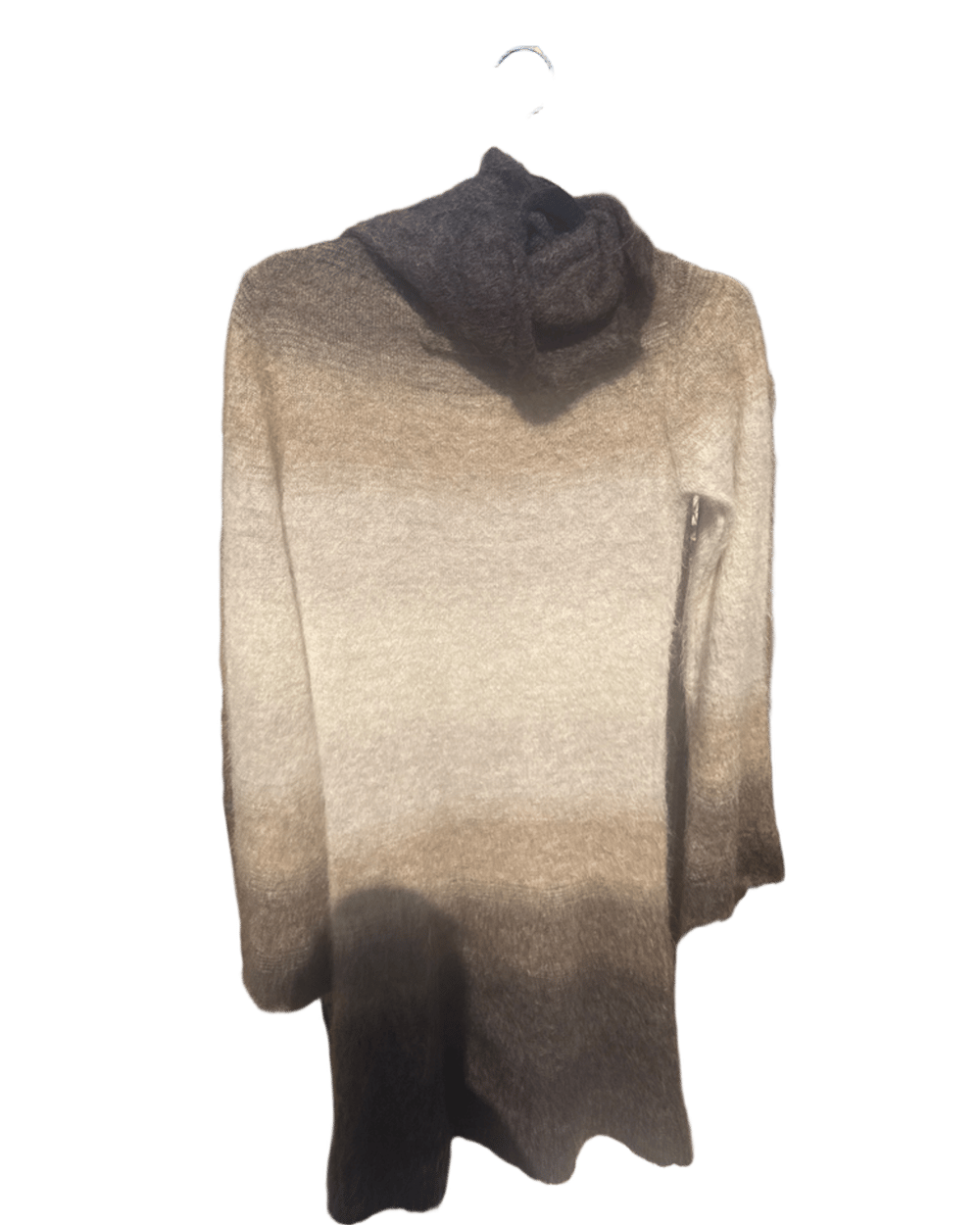 Ombré Brown Turtleneck Sweater